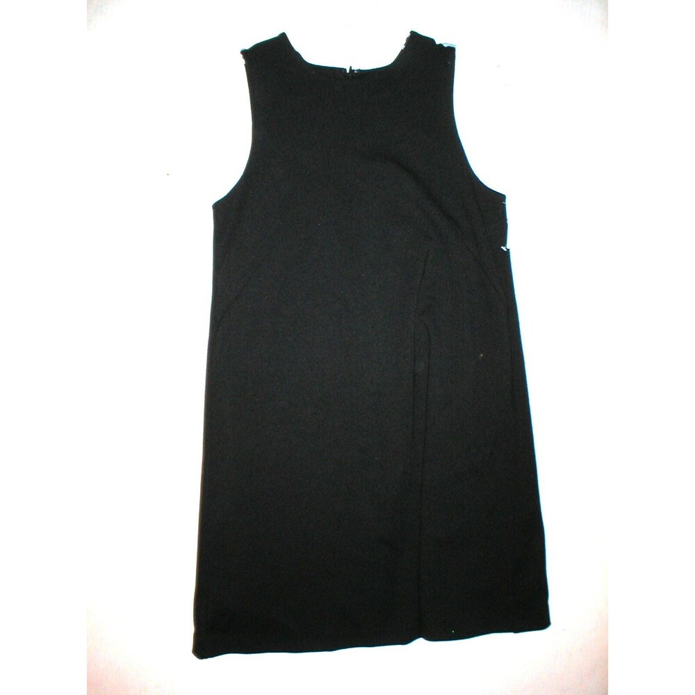 New NWT $189 Womens Taylor Dress 2P 2 Petite Black Well made Sheath Sleeveless